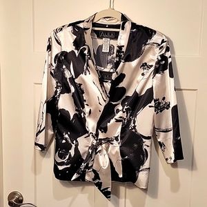Alex Evenings Vintage Crop Cami and Jacket Set Size LG